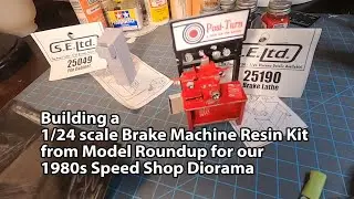 EP1176 1/24 scale Brake Lathe Machine Kit from Model Roundup for Speed Shop Diorama