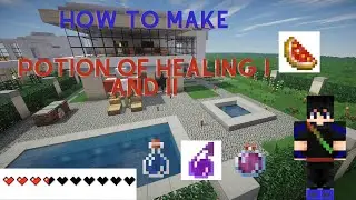 How to make Potion of Healing I and II including Splash potion and Lingering potion in Minecraft