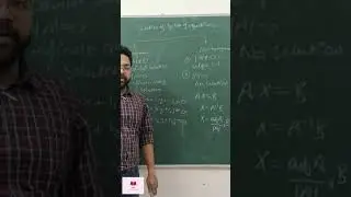 Homogeneous verses Non. Homogeneous | solution of system  of equation | #shorts by Sanchit sir