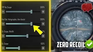 Tips for No Recoil Control Settings for Non-Gyro and Gyro Players in PUBG MOBILE/BGMI 2026 😱