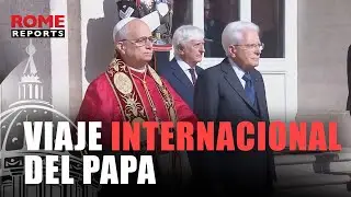 Primer &ldquo;VIAJE&rdquo; internacional del PAPA: visita oficial al presidente de Italia