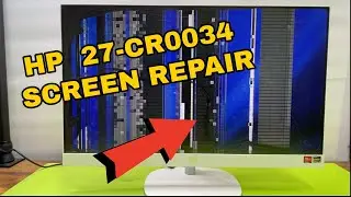 HP 27-CR 27-cr0034 27-cr0xxx All-In-One Computer Screen Replacement Full Repair Guide
