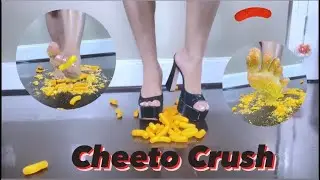 ✨Crunchy Cheeto Crush✨ [platform heels & barefoot] #crush #feet #crunchy #asmr