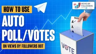 How to Enable Auto Poll Votes on Telegram (Views By Followers Bot #telesmm  #youtube