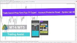 📊Trade Assist Prop Firm Plus TF Expert - Account Protector Panel - Symbol Tab #08 - [TradingFinder]