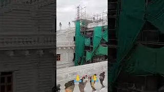 bhaway mandir nirman#srm college new temple#short viral vidio