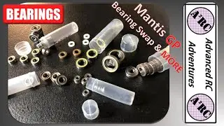 RC Bearings 101 - Everything you wanted to Know - Kyosho Mantis Nitro GP Bearing Swap and More