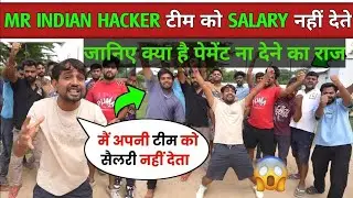 🤔 @MRINDIANHACKER Not Giving Salary On His Team Members | Mr Indian Hacker Vlog Video | New Video