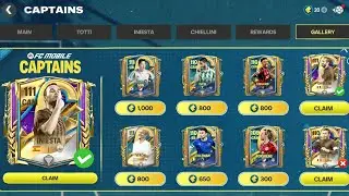 CAPTAINS WEEK 4 GALLERY PLAYER REWARDS!! FREE 111 OVR INIESTA FC MOBILE 25!