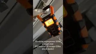 Kastking Superpower 10lbs strength test using FG knot *BANG FOR THE BUCK BRAIDED LINE?*