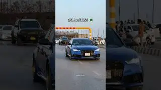 1/1 Audi RS6 of Pakistan 🇵🇰.              #karachitrack #views #luxurycar #shortvideo #subscribe