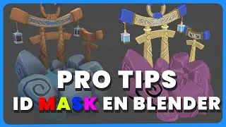 Como arreglar un ID Mask de geometría en Blender