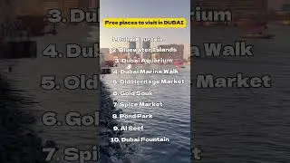 Free Places to visit in Dubai during Eid holidays