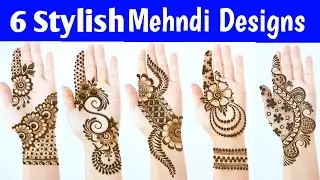 New Latest Stylish Mehndi designs - Most Beautiful Easy Mehendi designs for front hands