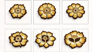 Easy Flower mehndi tutorial|flower mehndidesign|easy mehndidesign|mehndi tutorial|hennadesign|mehndi