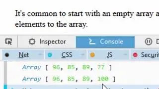 JavaScript Arrays