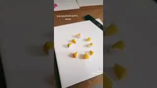 Polymerclay fruit cane tutorial part 1 #polymerclay #art #tutorial #lemon #polymerclayjewelry