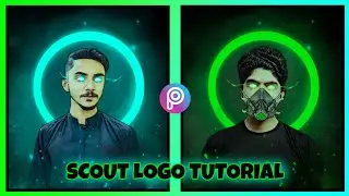 How to Make Scout Vector Logo On Picsart | How to Make Gaming Logo Like Scout | TEDITOR