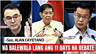 11 DAYS NA DEBATE SA BUDGET NA BALEWALA LANG- SEN. ALAN CAYETANO