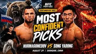 FINCH'S MOST CONFIDENT UFC SHANGHAI SONG VS NURMAGOMEDOV PICKS