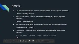 Working with lists
