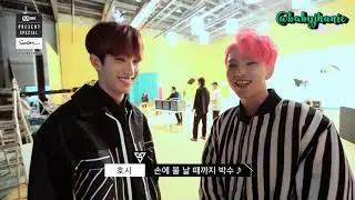 [INDO SUB] 171107 SEVENTEEN 'CLAP' MV Making Behind on Mnet Present Special