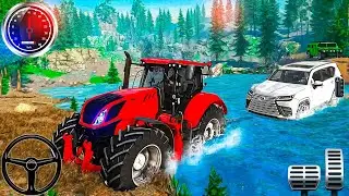 Real Cargo Tractor Pulling Simulator - Offroad Chained Truck Towing Rescue - Android GamePlay