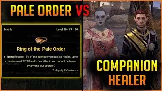 Ring of the Pale Order vs Companion Healer, which one is better? ESO (Elder Scrolls Online)