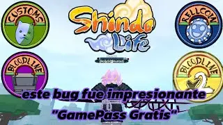 Consegui todos los GamePass de shindo life gratis con este bug(Bug parchado)😔