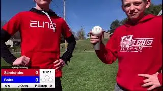 GAME 1 - Bolts vs Sandcrabs - SPRING TRAINING 2021