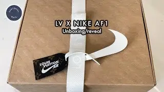 Louis Vuitton x Nike Air Force 1 Limited Collaboration: Unboxing/Reveal