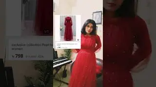 what I ordered Vs what I got from #daraz #daraz_dress_review #haul #dress #gown #review #darazhaul