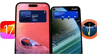 iOS 17 vs Android 14 interactive widgets!