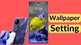Vivo v50e auto change lock screen wallpaper setting /vivo v50e me lock screen wallpaper on off kare
