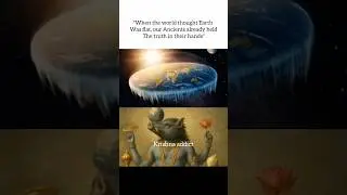 The wisdom that no earth knows the earth was spherical!!🙏🙏🙏#ancient #hindumythology
