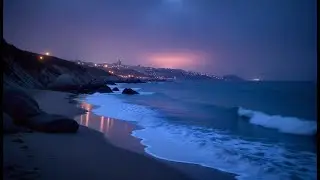 CALM SEA WAVES ONLY HERE 🌊😴 Relaxing Ocean Sound At Night
