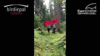 EuroSCHIRM | birdiepal outdoor trekking umbrella in use