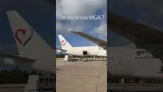Boeing 777 ✈️ Mavi G&ouml;k Airlines 🇹🇷 MGA spotted in Africa #shorts