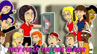 Zoey Pulls Down The School's Fire Alarm(ZGG FINALE) 