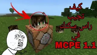 كيف تجيب راس سكنك بماينكرافت 1.1| بدون مود!!😍
