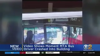 Video Shows MTA Bus Crash Into Brooklyn Building