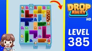 Drop Away Level 385 Solution Walkthrough