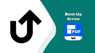 How to Quickly Add a Stylish Bent Up Arrow Shape in PDF Documents in Wondershare PDF Editor