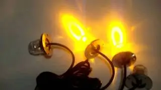 HIGH POWER LED HEAD LIGHTS YELLOW STROBE KIT