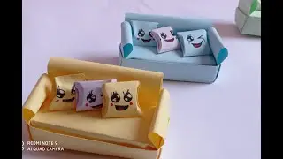 How to make a paper sofa / paper craft