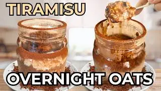 Tiramisu Overnight Oats With High Protein Chia Pudding |Healthy Breakfast Recipe | High Protein Diet
