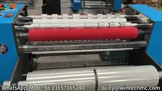 Stretch film/cling film Hand roll cutting machine, rewinding machine, baby rolls wrapping
