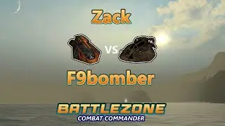 Battlezone: Combat Commander | VSR | Zack vs F9bomber | Strategy Arena