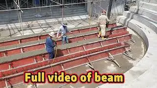 Full video of ground BEAM/ beam #construction #full #video 