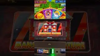MANSION FEATURE!! You won&rsquo;t believe the jackpot￼ on a $10 bet ￼🎰🤑 #huffnmorepuff #gamble #slots
